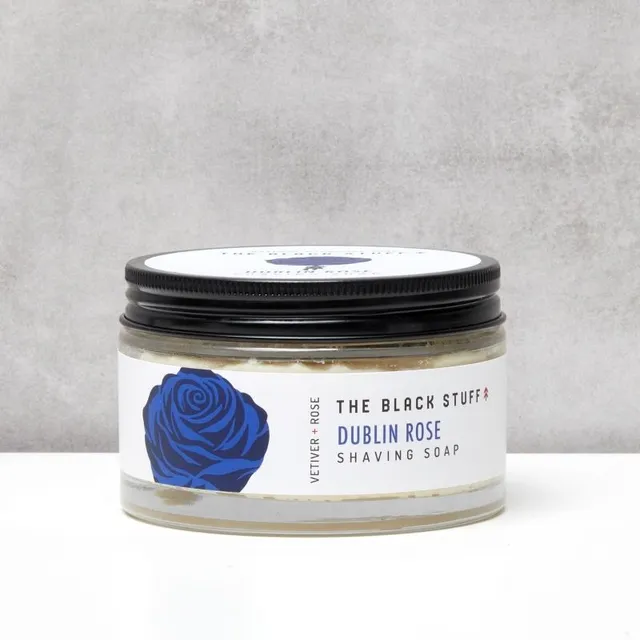 The Black Stuff Shaving Soap Dublin Rose sapone da barba 155g