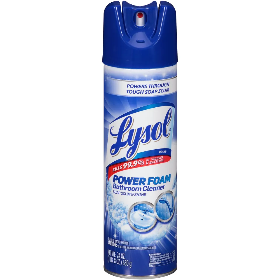 Lysol Power Detergente Bagno Schiuma Antibatterica 12x709 ml