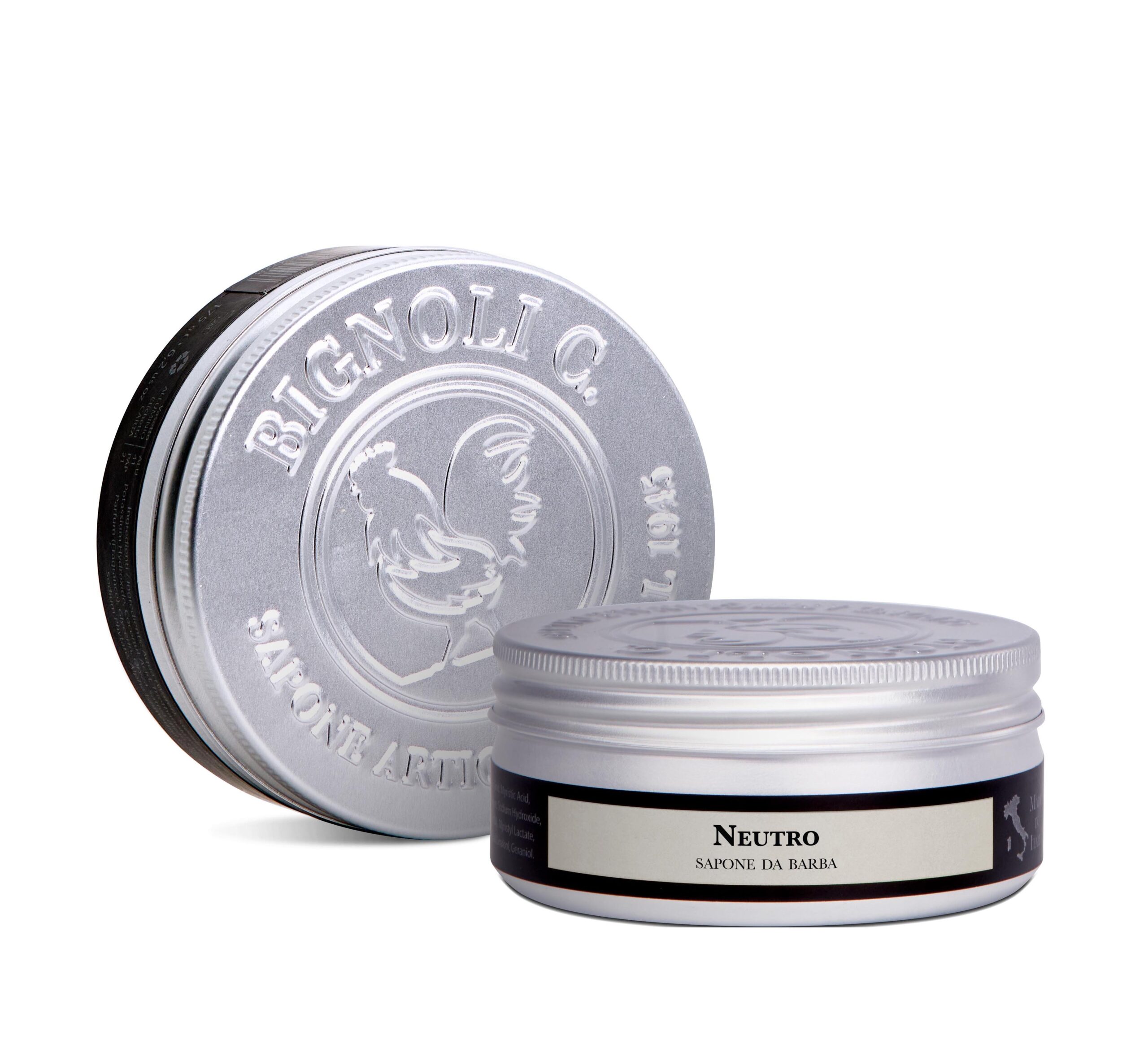Saponificio Bignoli Sapone Barba Neutro 175 g Pelle Sensibile