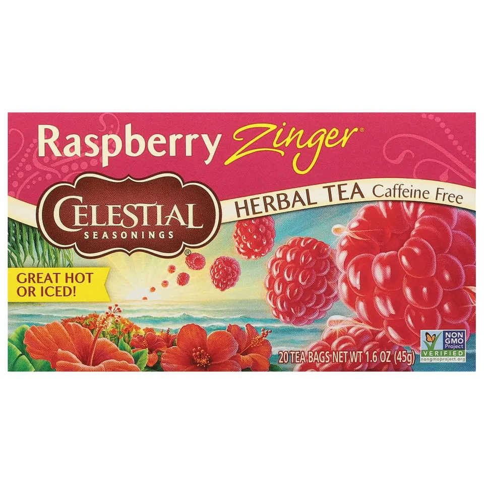 Celestial Seasonings Raspberry Zinger tisana 20 bustine