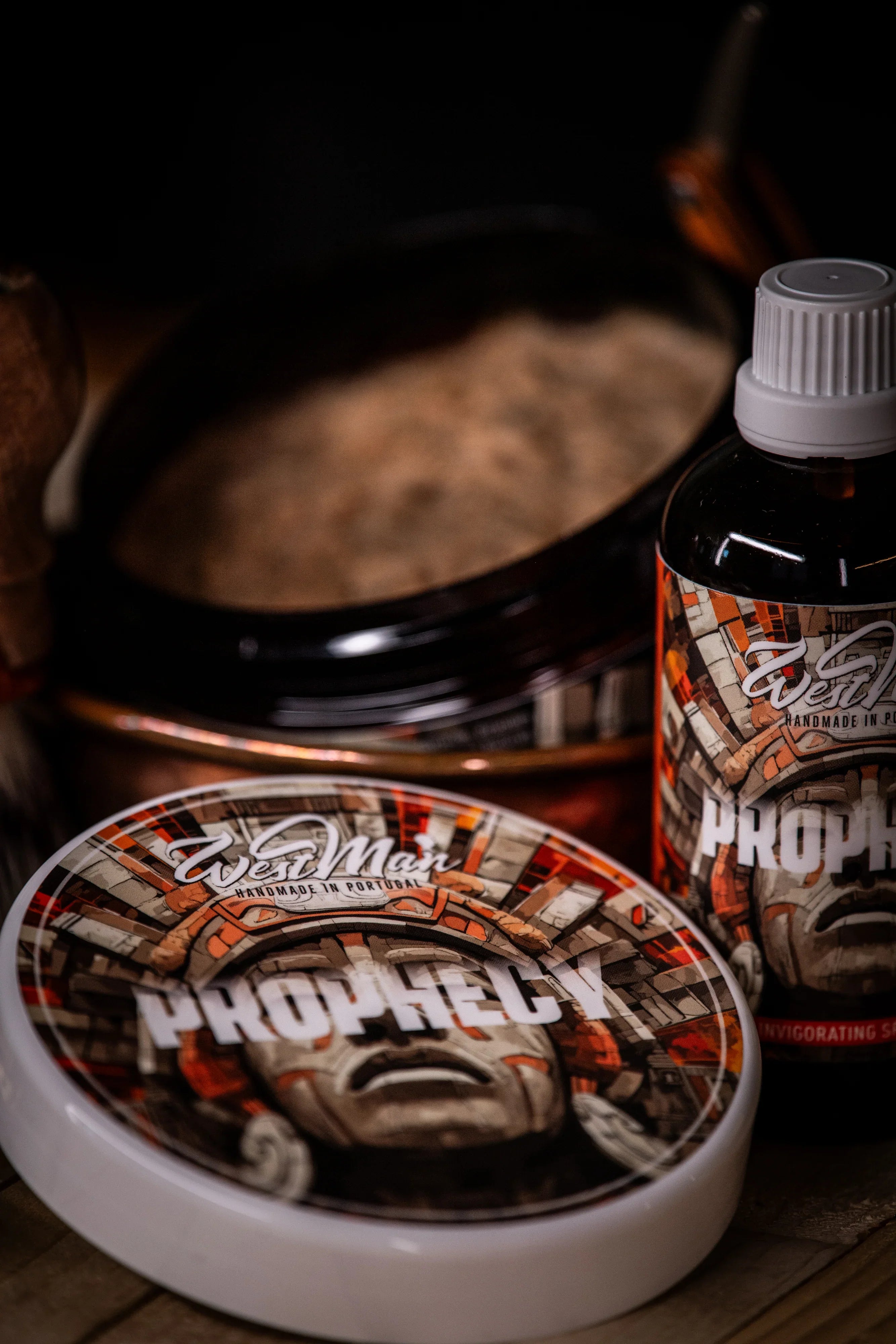 Westman Halo Prophecy sapone da barba 120g ambrato