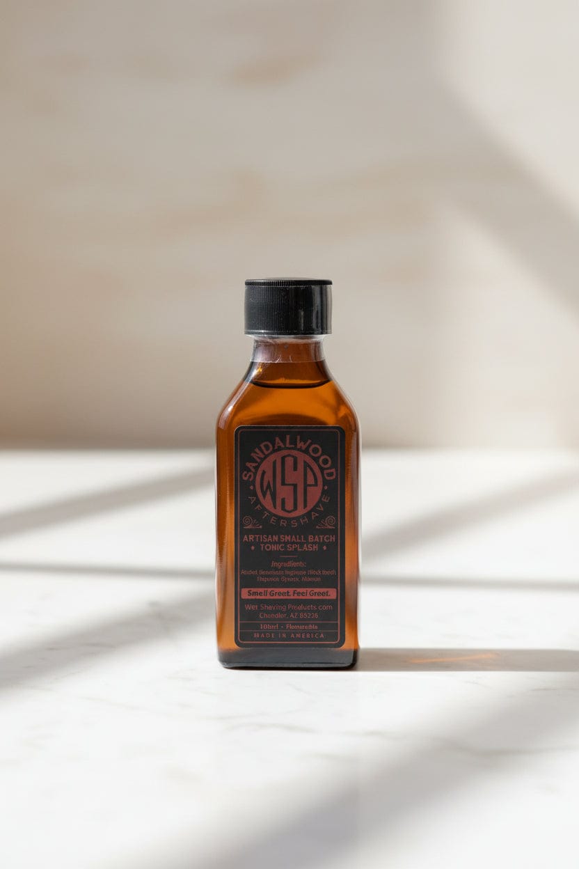 Wet Shaving Products Sandalwood Dopobarba Uomo Splash 100 ml Legnoso