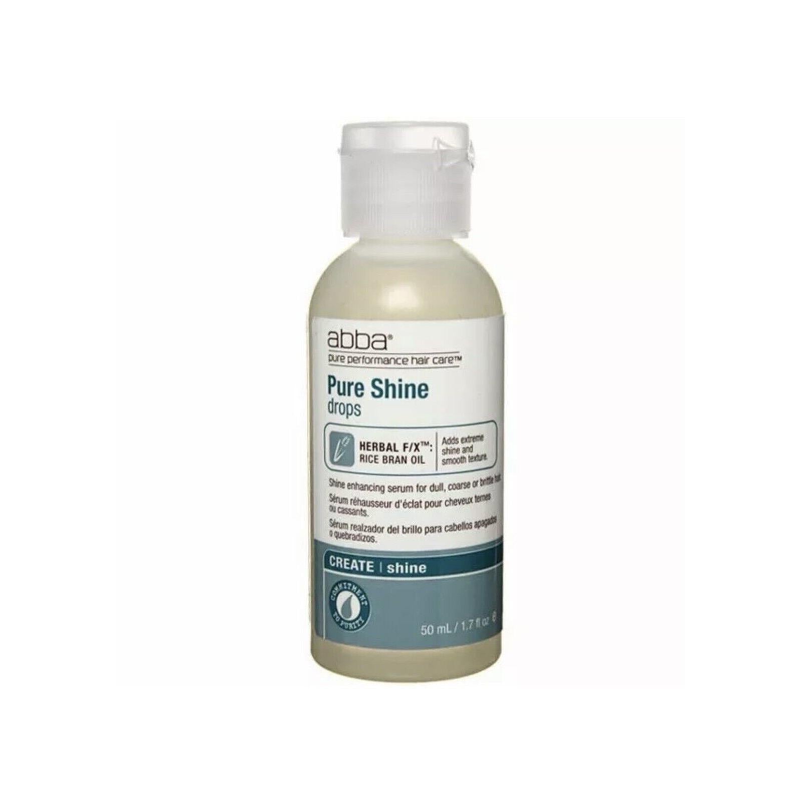 Abba Pure Shine Drops siero capelli 50 ml lucidante