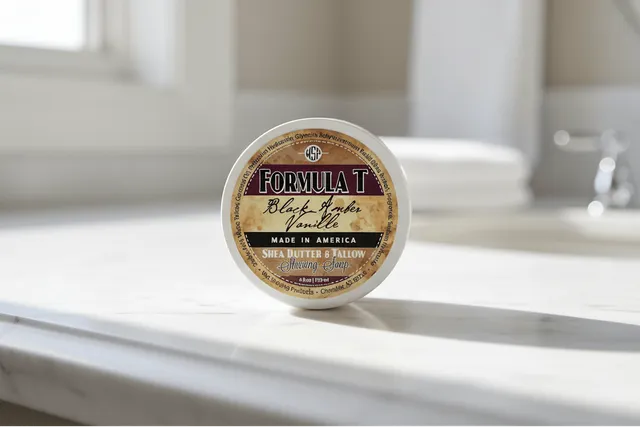 Wet Shaving Products Black Amber Formula T sapone da barba sego