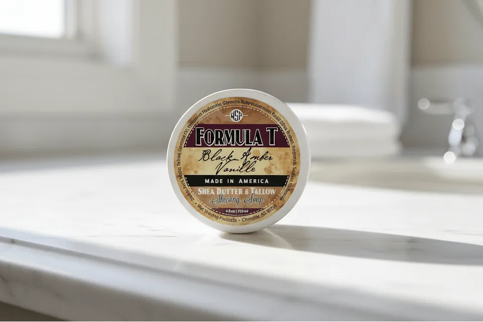 Wet Shaving Products Black Amber Formula T sapone da barba sego