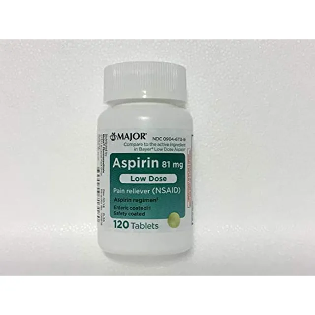 Major Aspirin 81 mg compresse basso dosaggio 120 pezzi