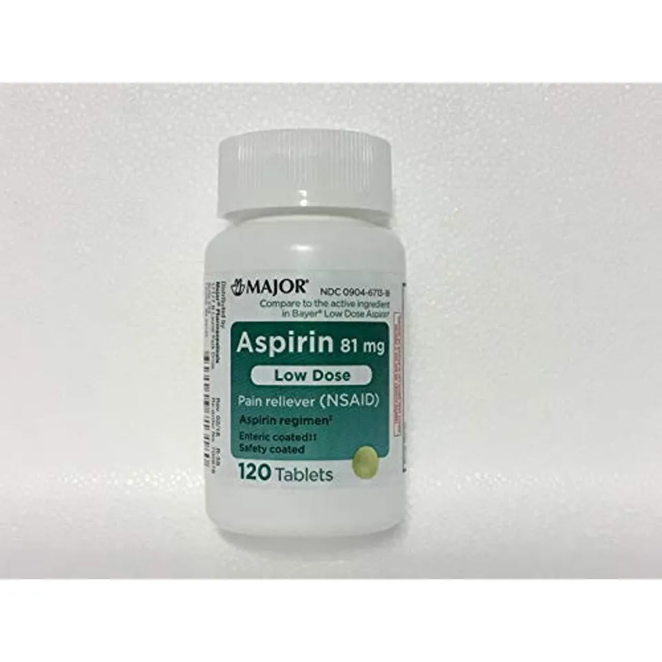 Major Aspirin 81 mg compresse basso dosaggio 120 pezzi
