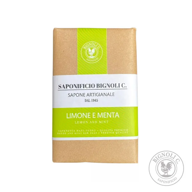 Saponificio Bignoli Saponette Limone e Menta saponetta 150g agrumi