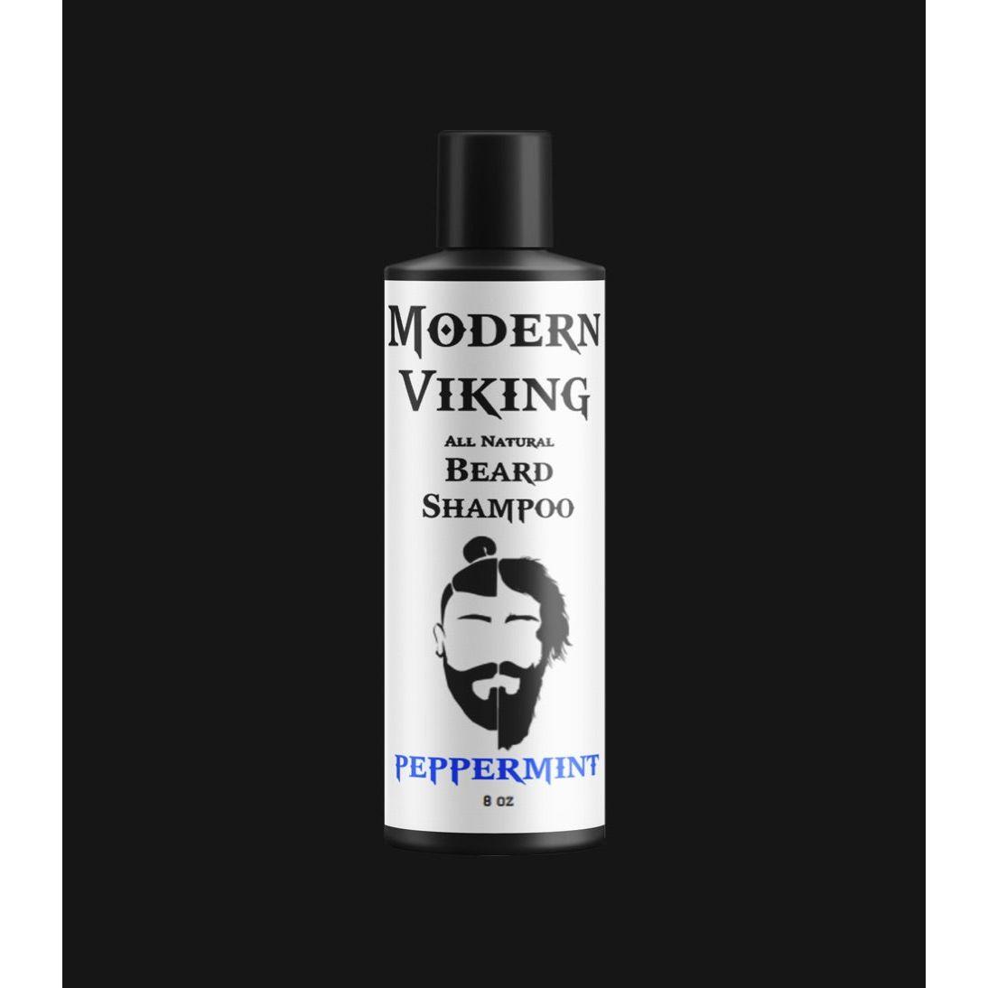 Modern Viking Peppermint shampoo barba 8 oz menta