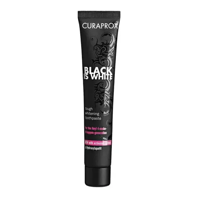 Pasteur Black is White dentifricio sbiancante 90 ml carbone