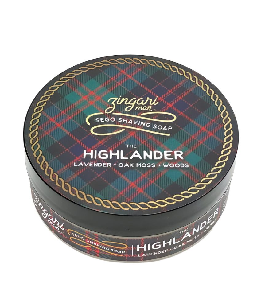 Zingari Man Highlander sapone da barba fougere lavanda