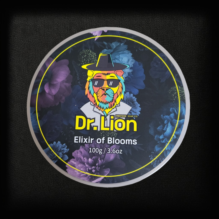 Dr. Lion Elixir of Blooms set rasatura sapone + dopobarba analcolico