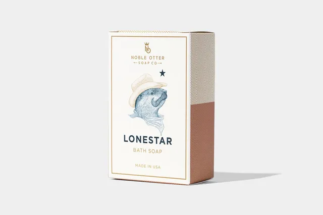 Noble Otter Lonestar sapone da bagno 212 g salvia e limone