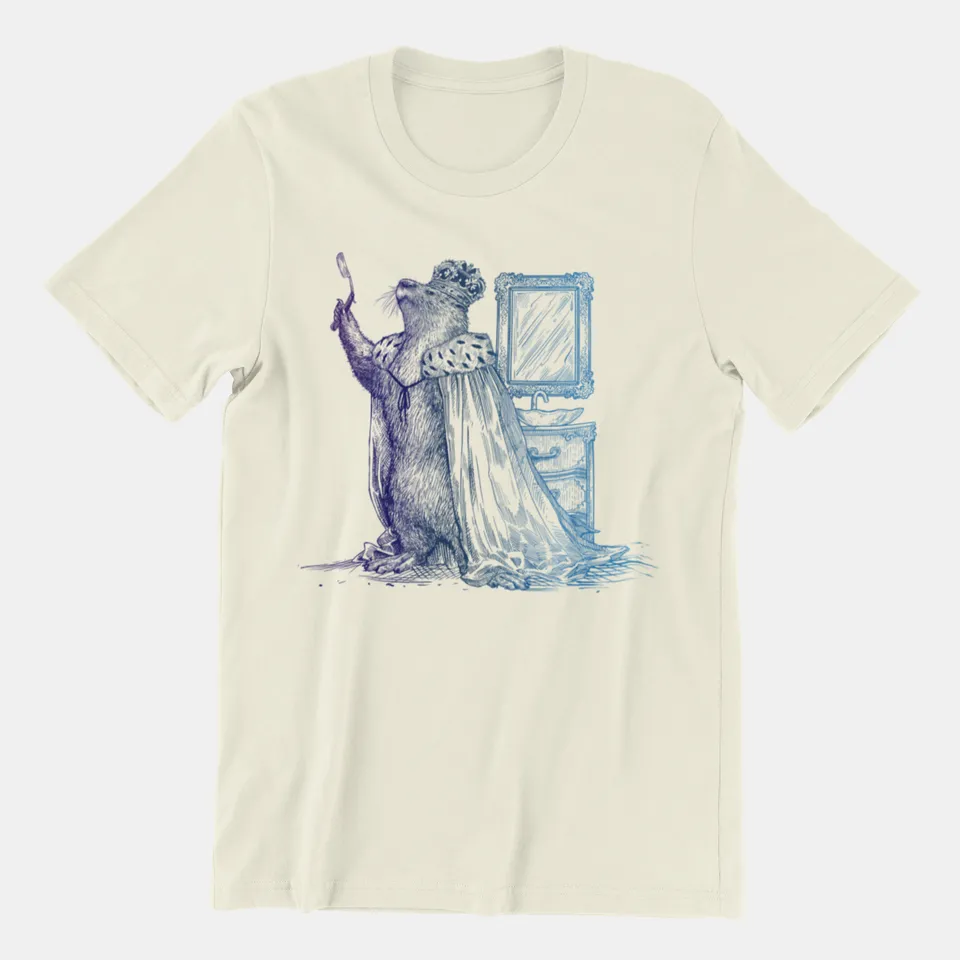 Noble Otter King of the Shave t-shirt cotone naturale L
