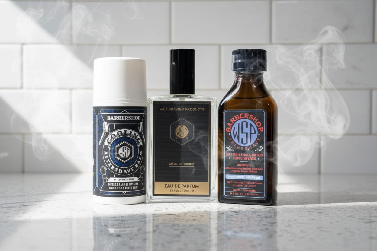 Wet Shaving Products Post-Shave kit dopobarba Barbershop splash+balsamo