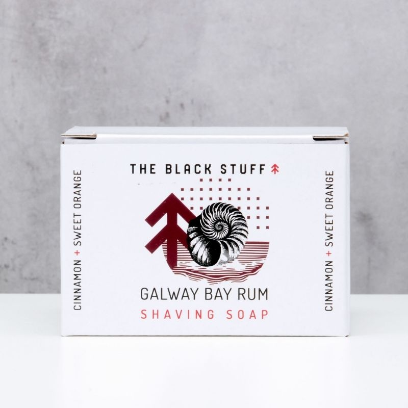 The Black Stuff Galway Bay Rum sapone da barba 155g