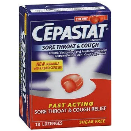 Cepastat pastiglie gola ciliegia senza zucchero