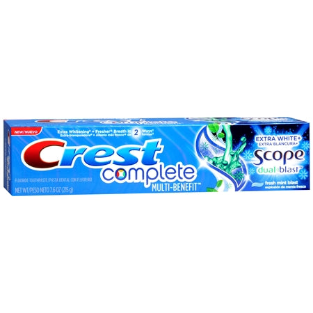 Pasteur Crest Complete dentifricio fluoro 215 g