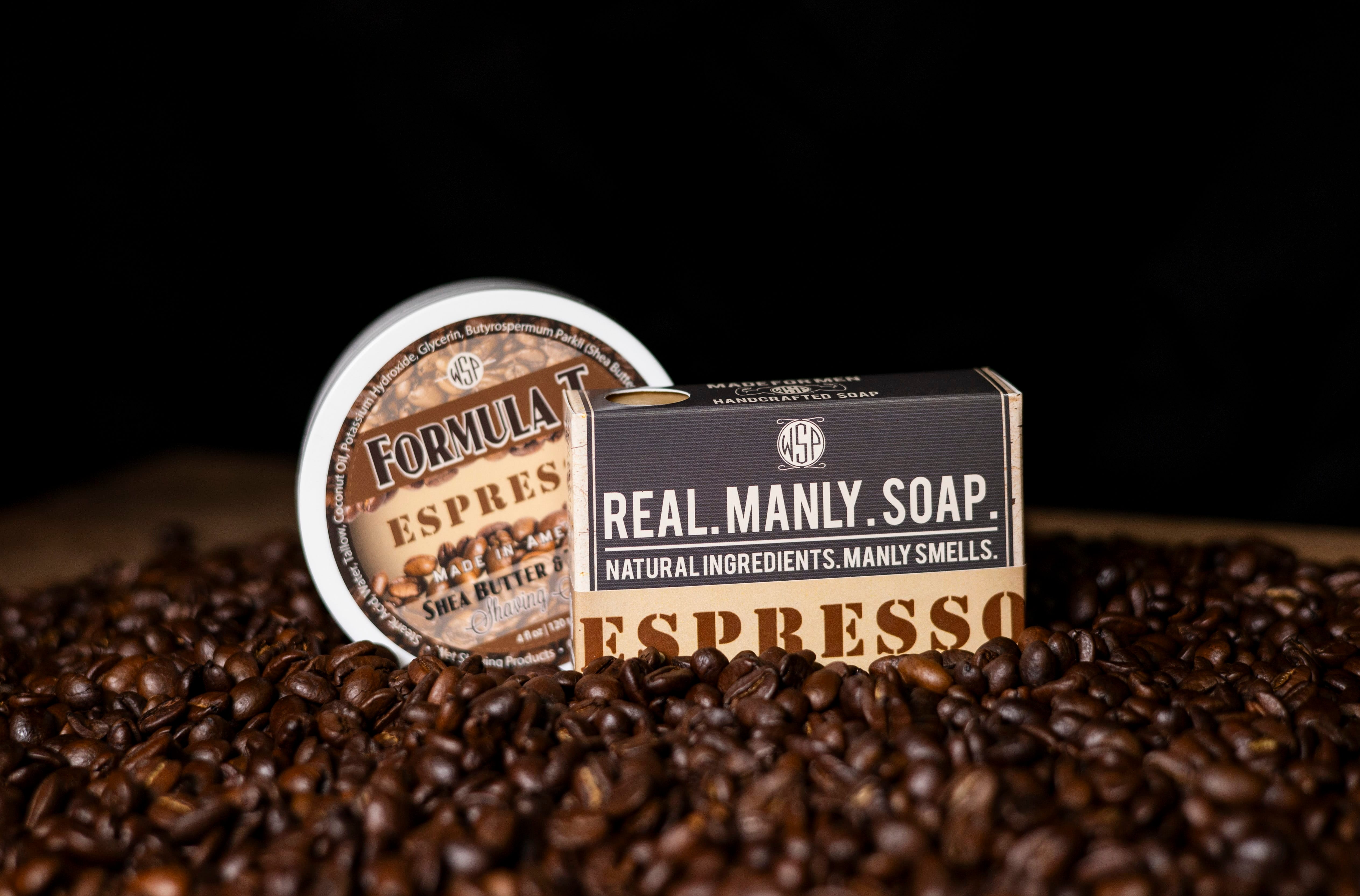 Wet Shaving Products Espresso saponetta uomo caffè singola