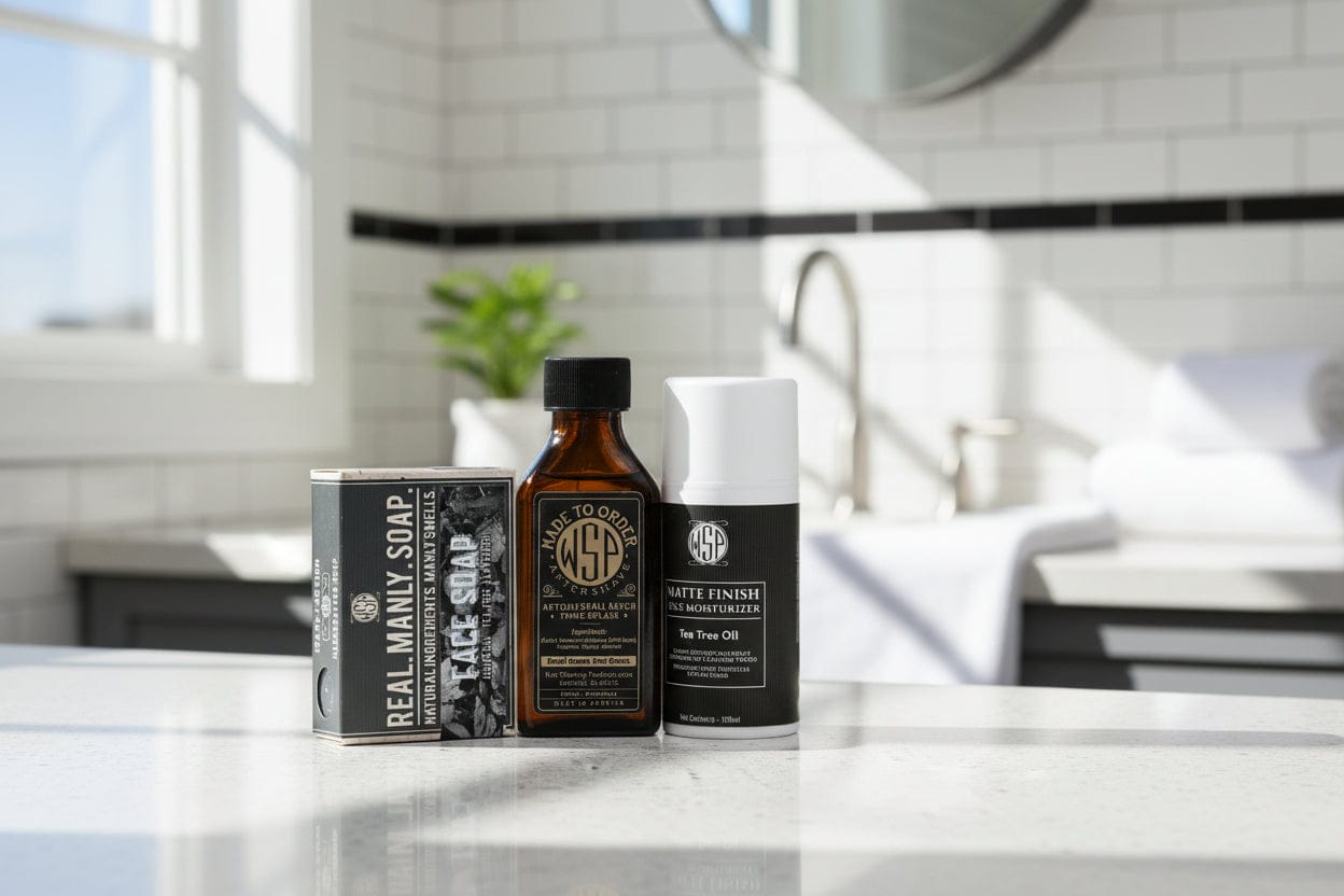 Wet Shaving Products Face Care crema viso uomo non profumata opaca