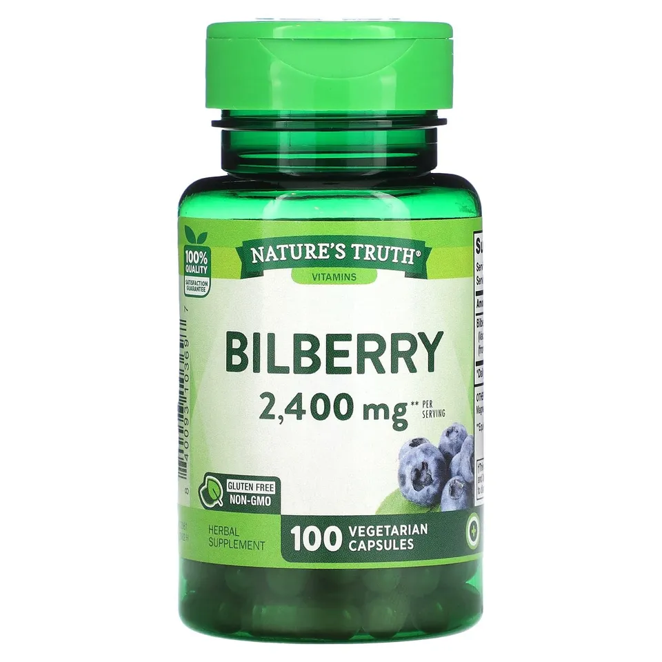 Pasteur Nature's Truth Bilberry Integratore 2400 mg capsule