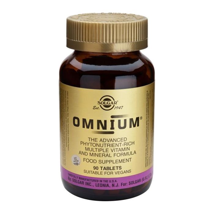 Solgar Omnium 90 Compresse multivitaminico energia