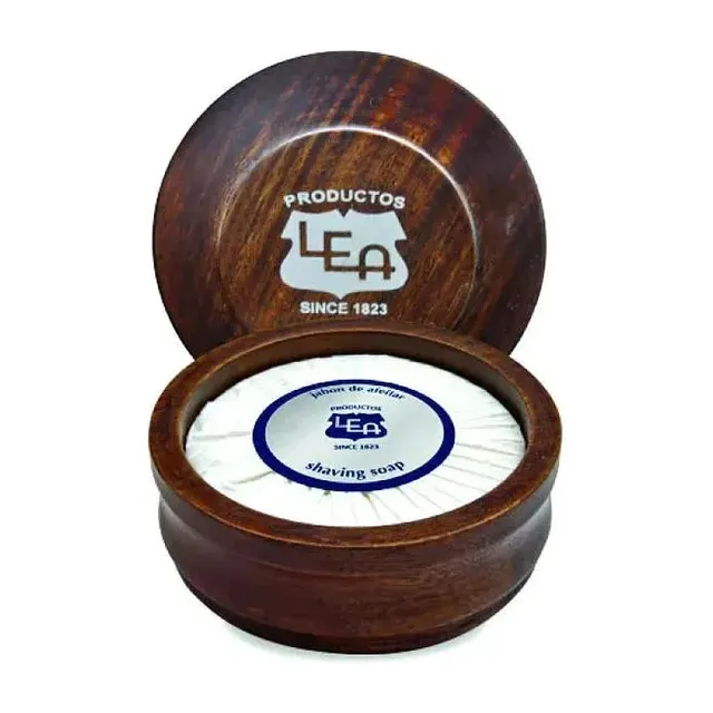 LEA Classic Sapone da Barba Ciotola Legno 100g Sensibile