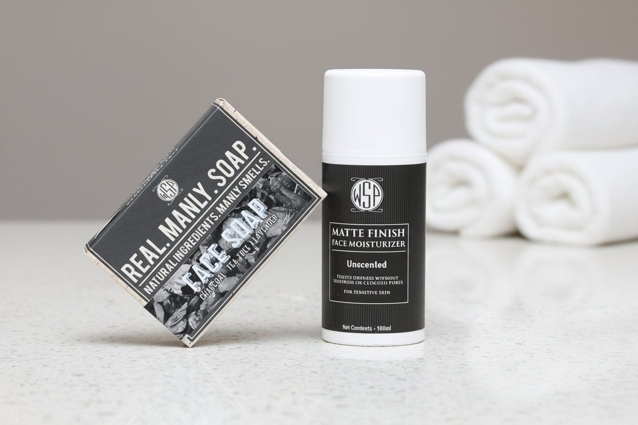 Wet Shaving Products Face Care crema viso uomo non profumata opaca