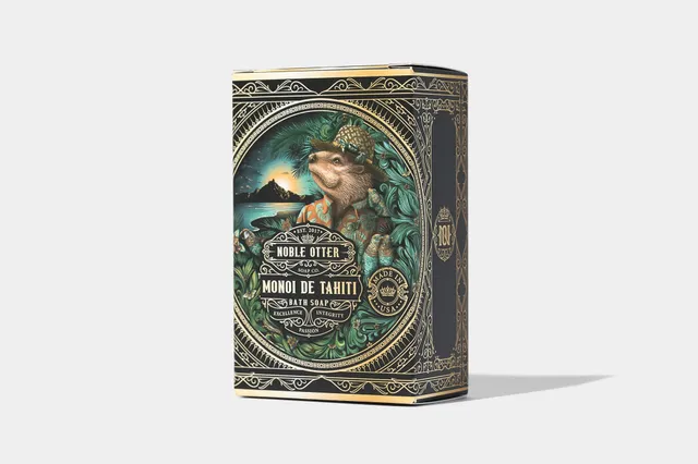 Noble Otter Monoi de Tahiti saponetta sandalo 212 g