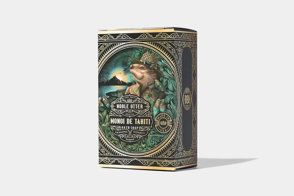 Noble Otter Monoi de Tahiti saponetta sandalo 212 g
