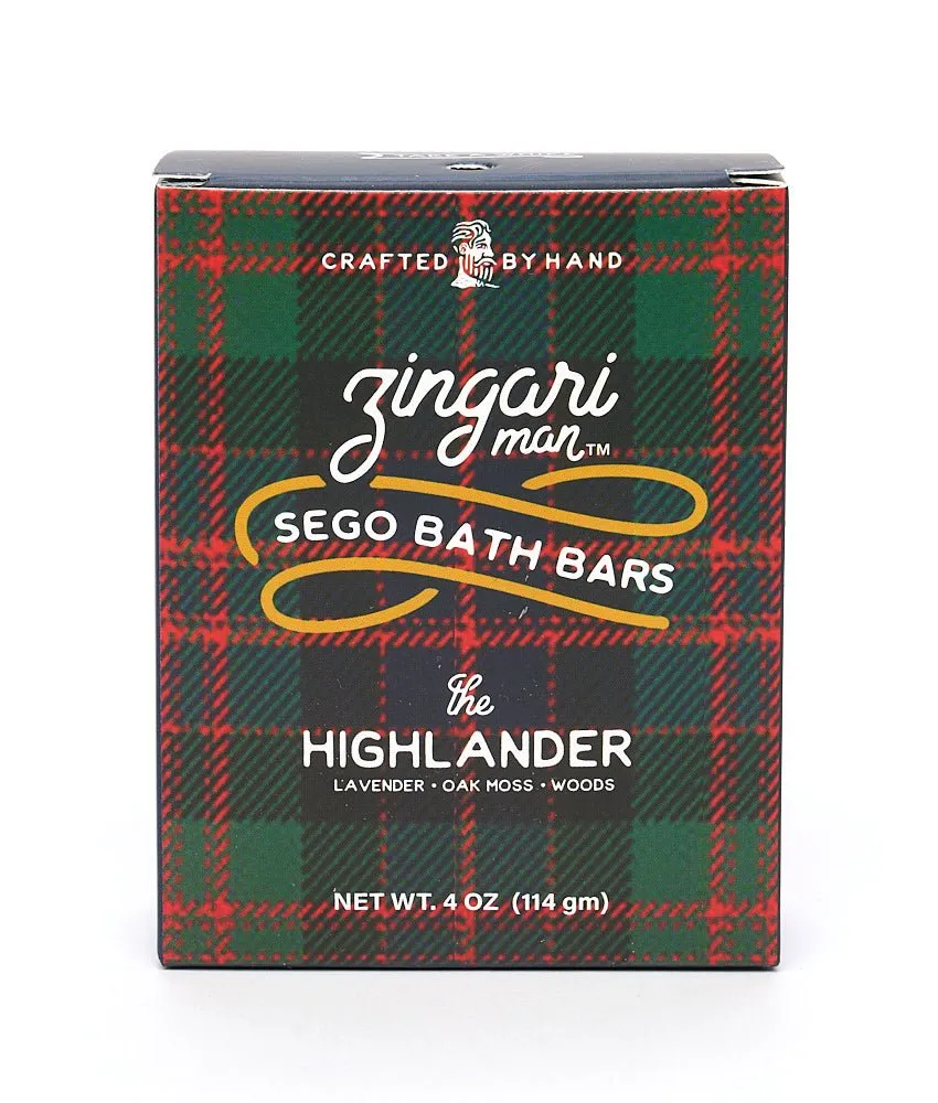 Zingari Man The Highlander saponetta corpo legnosa