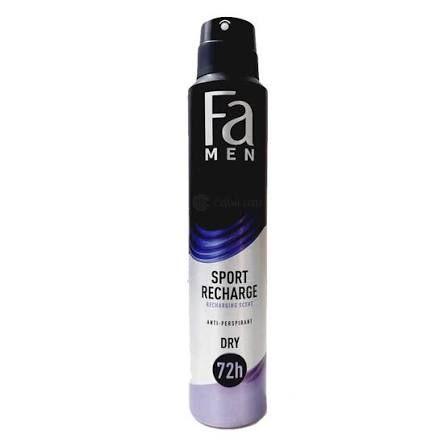 Fa Men Sport Recharge spray deodorante 200ml protezione 72h