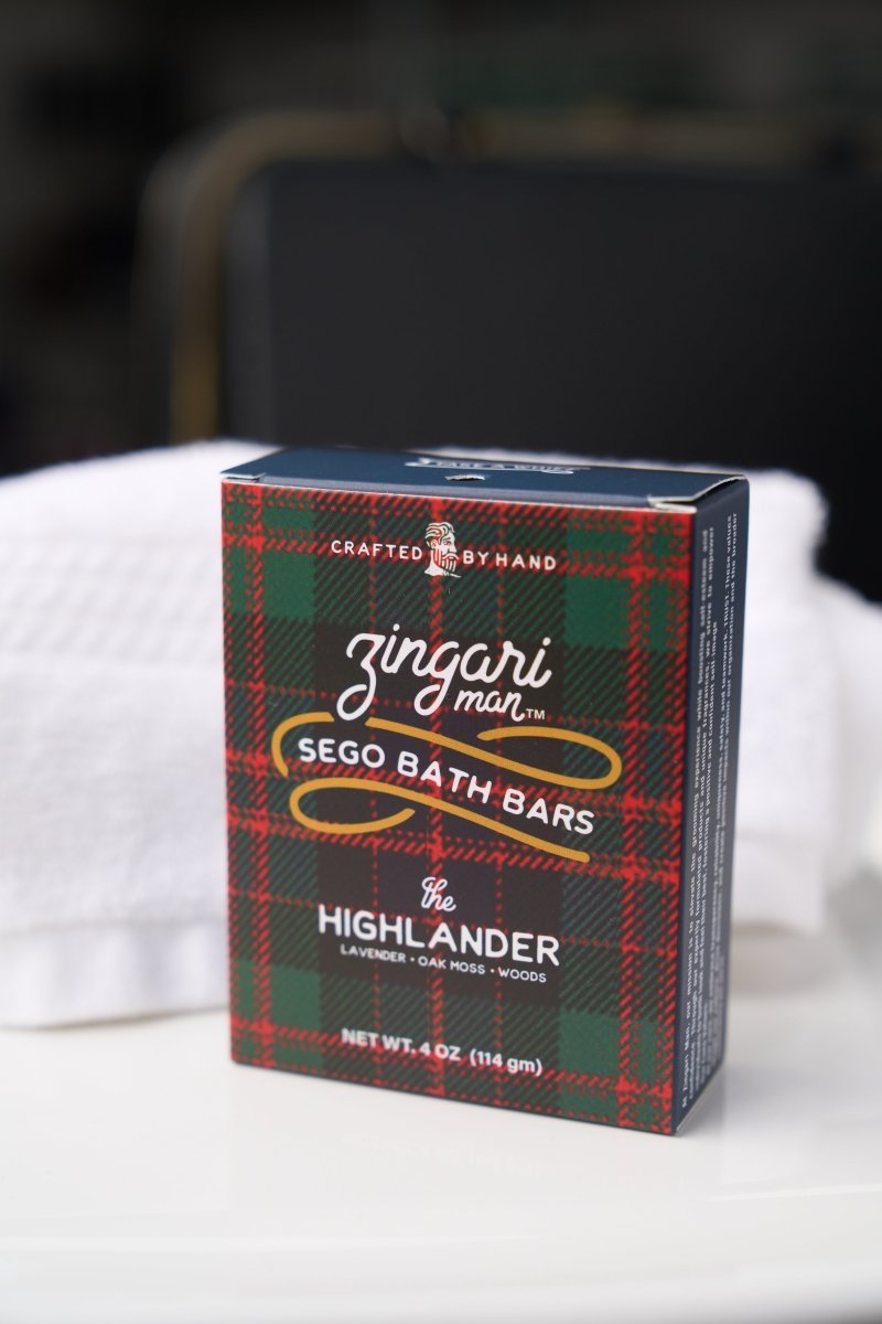 Zingari Man The Highlander saponetta corpo legnosa