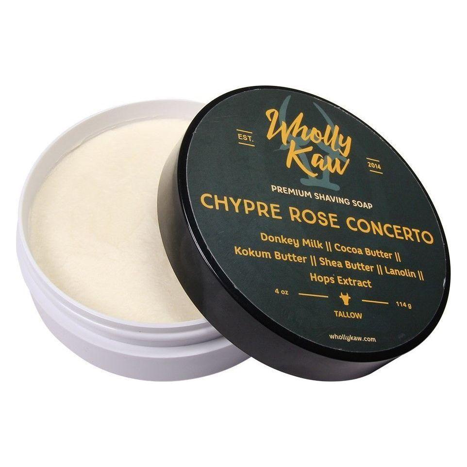Wholly Kaw Chypre Rose Concerto sapone barba 4 oz sego