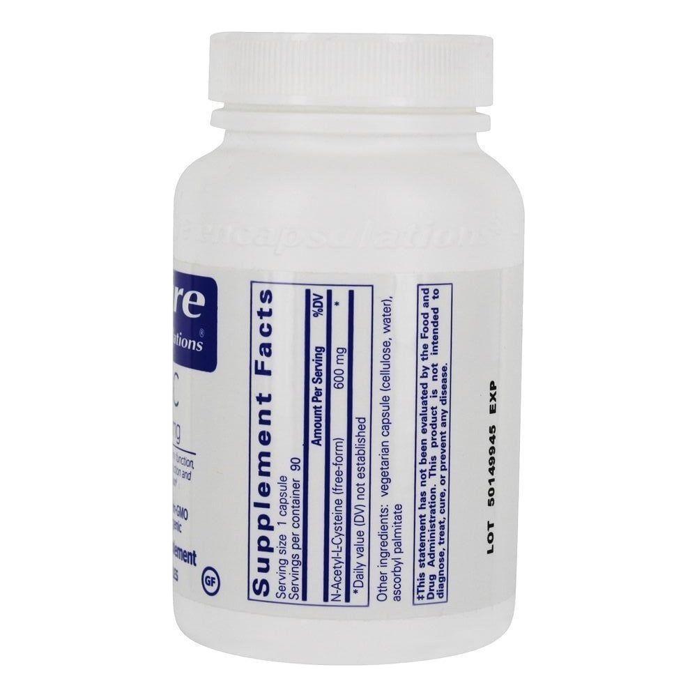 Pure Encapsulations NAC integratore 90 capsule 600 mg