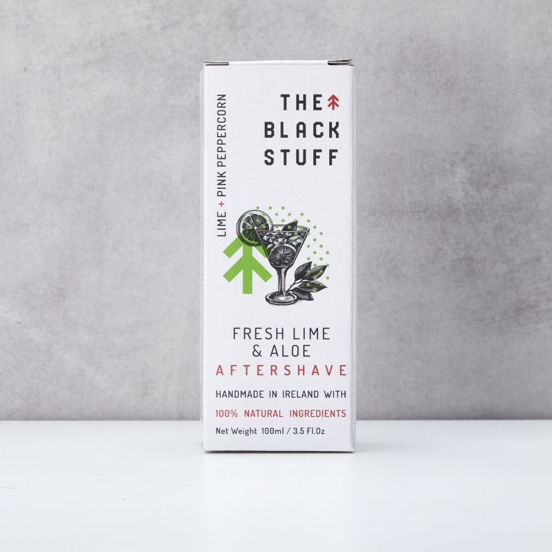 The Black Stuff Fresh Lime set rasatura sapone + dopobarba lime