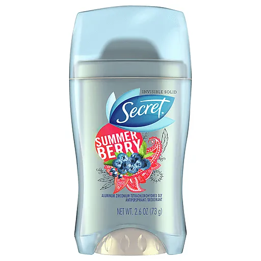 Secret Fresh deodorante antitraspirante Summer Berry solido 2.6 oz
