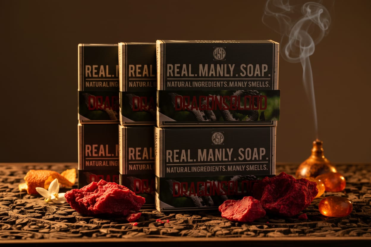 Wet Shaving Products Bar Soap saponetta uomo Dragon's Blood singola