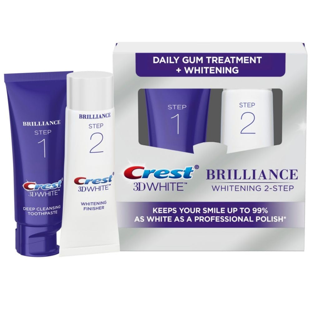 Crest 3D White Dentifricio Sbiancante Kit 2 Pezzi