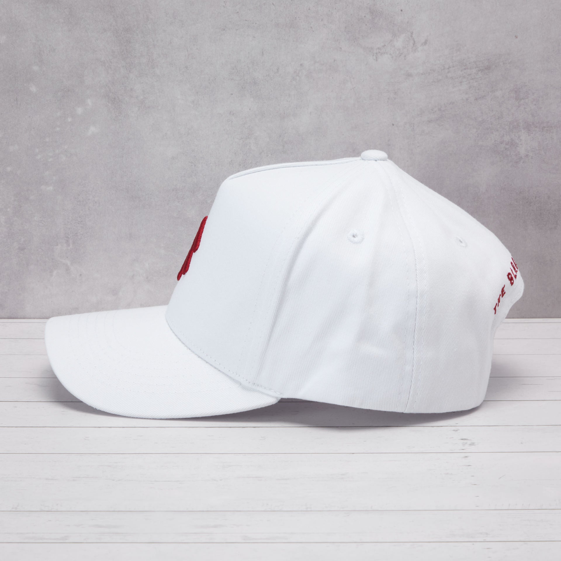 The Black Stuff Hats cappellino bianco taglia unica regolabile