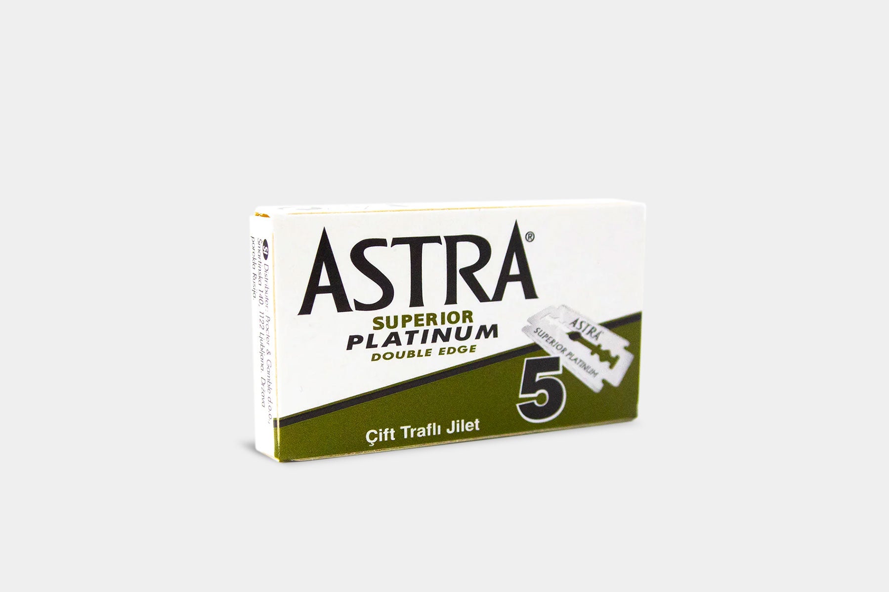 Astra Platinum Lamette Barba Double Edge 5 Pezzi