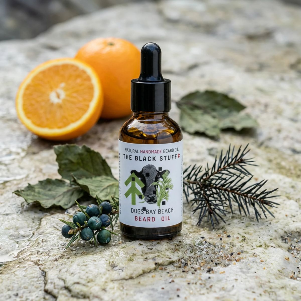 The Black Stuff Beard Care Dog's Bay Beach olio da barba 30ml