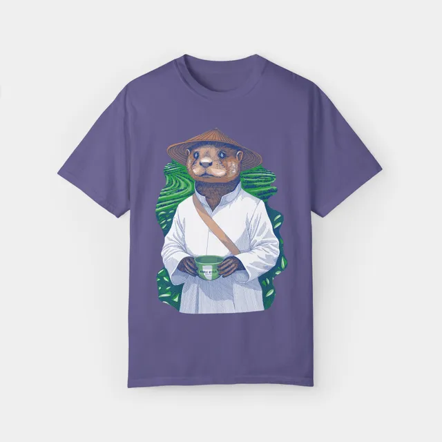 Noble Otter Jasmine Tranquility T-Shirt maglietta cotone bianca