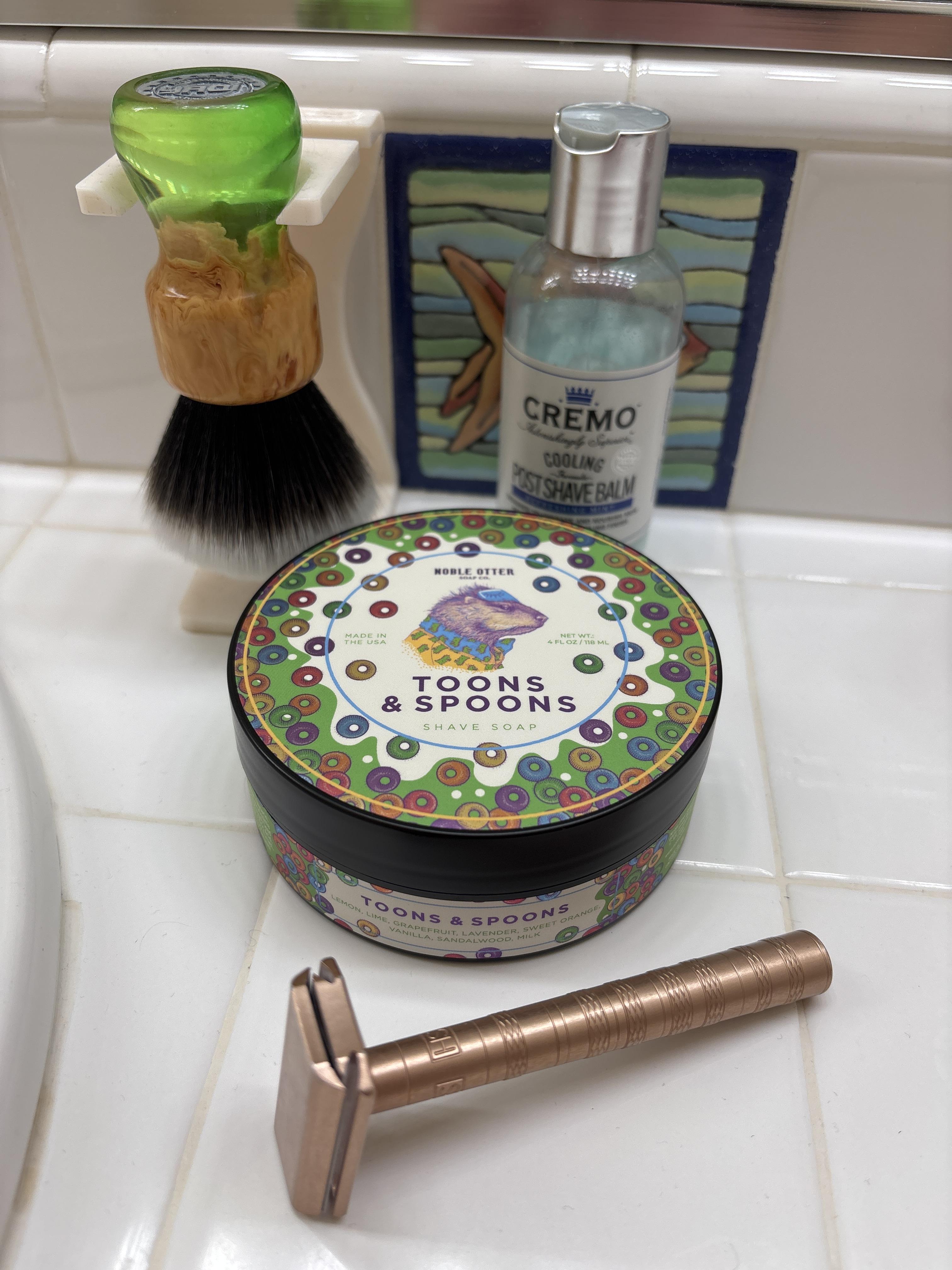 Noble Otter Toons & Spoons sapone da barba fruttato 113 g