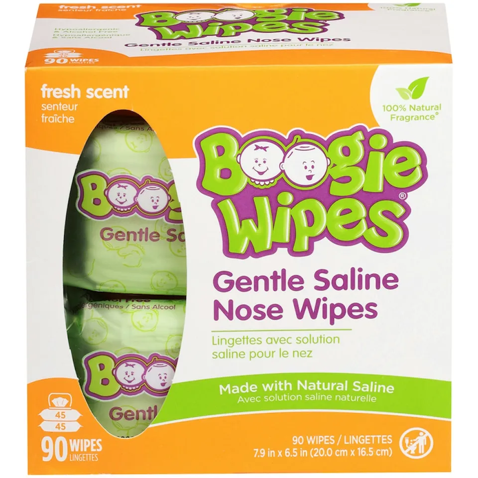 Boogie Wipes salviettine naso salina Fresh Scent value pack