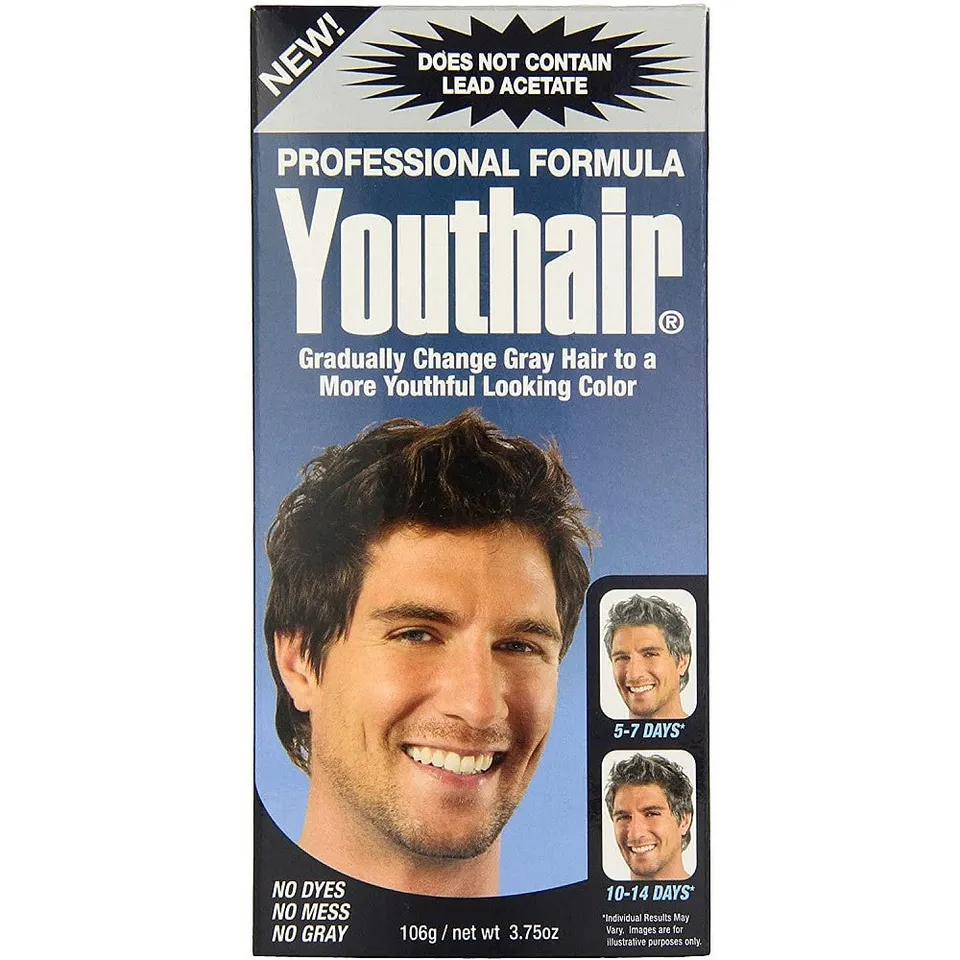Youthair Color Restoring Crema Capelli Uomo 3.75 Oz Grigie