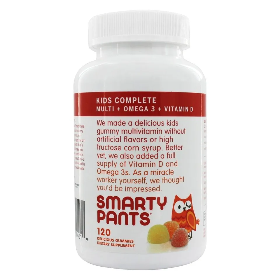 SmartyPants Kids multivitaminico gommoso 120 omega 3 vitamina D