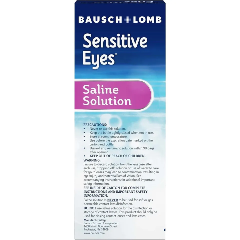 Bausch Lomb Sensitive Eyes soluzione salina lenti 355 ml occhi sensibili