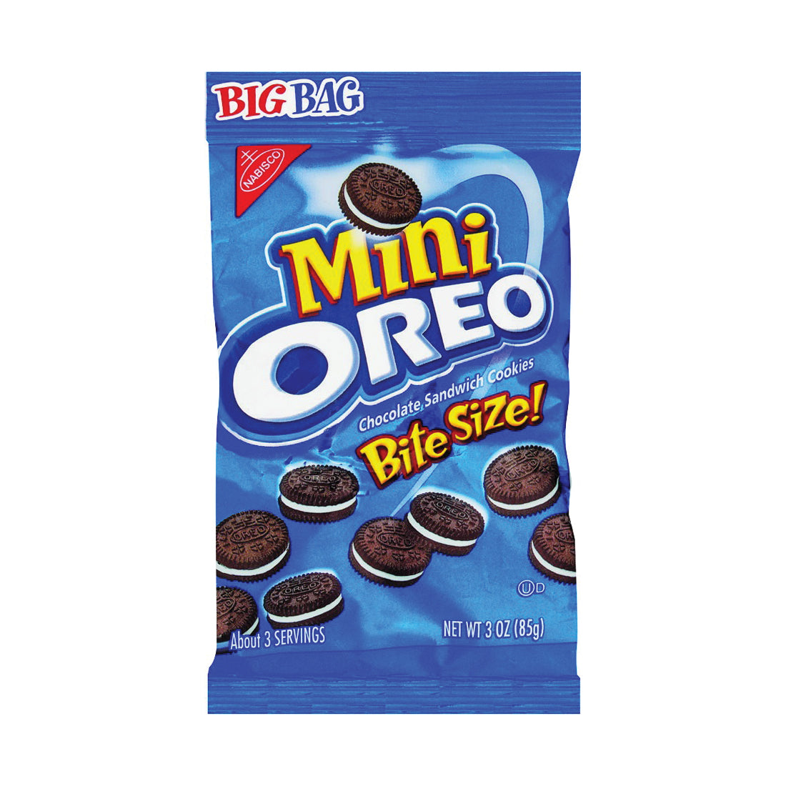 Oreo Mini Biscotti Sandwich Cioccolato Big Bag 3oz Snack