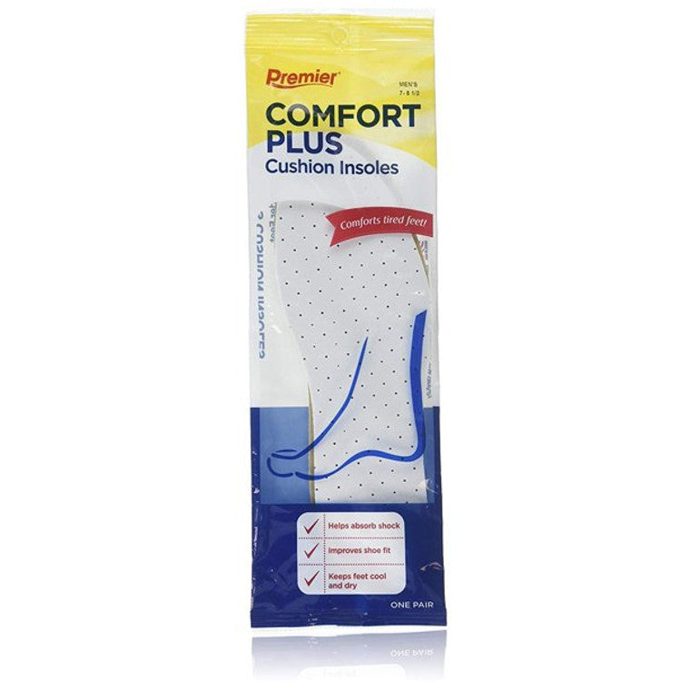 Premier Comfort Plus solette uomo 7-8.5 1 paio ammortizzanti